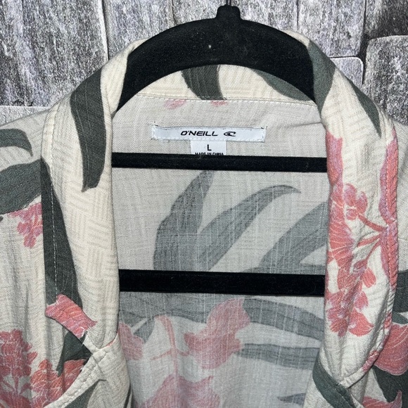 100% Viscose O'Neill Floral open front shirt or cardigan - Picture 3 of 5